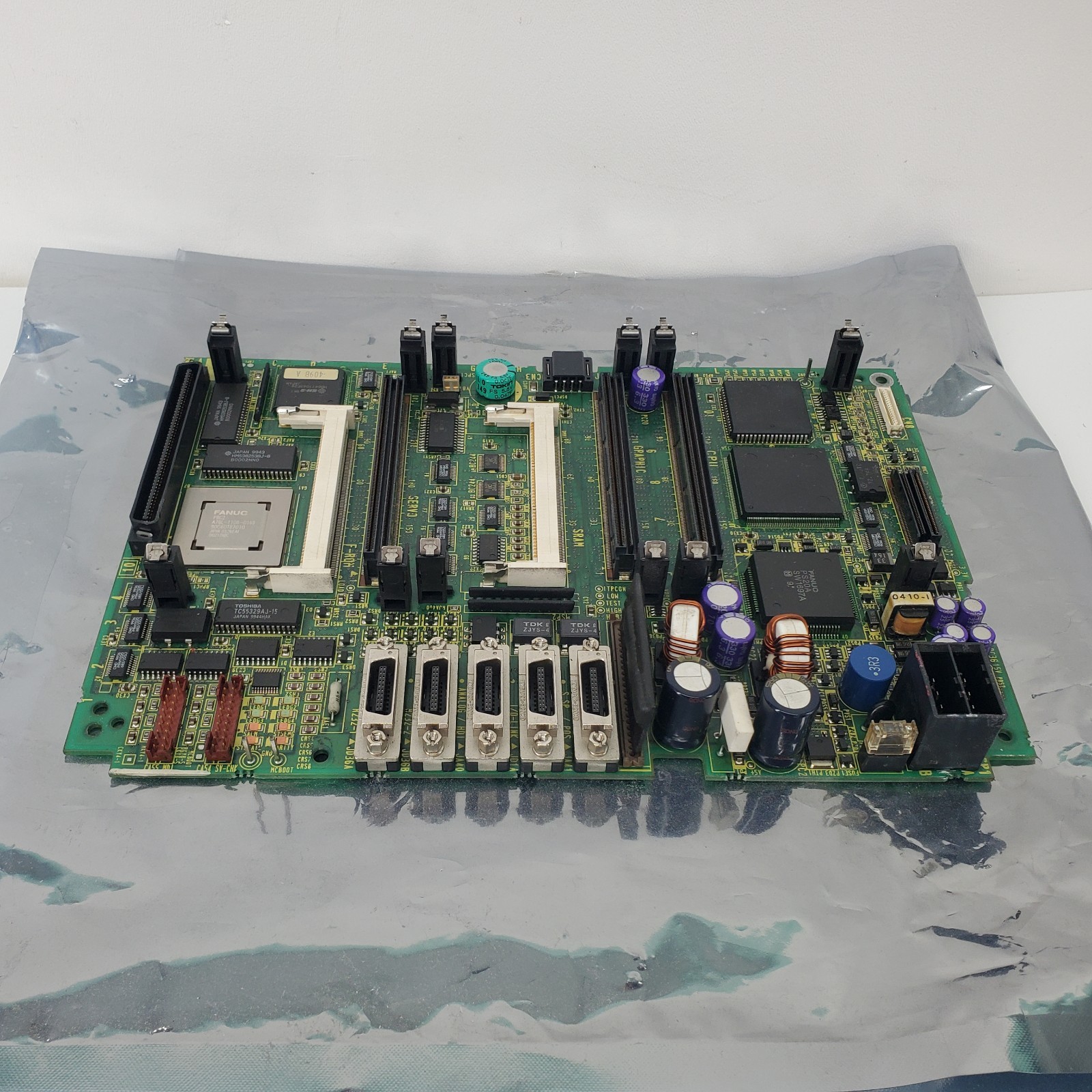 Fanuc Motherboard A20B-8100-0130/17G For Parts Or Repair