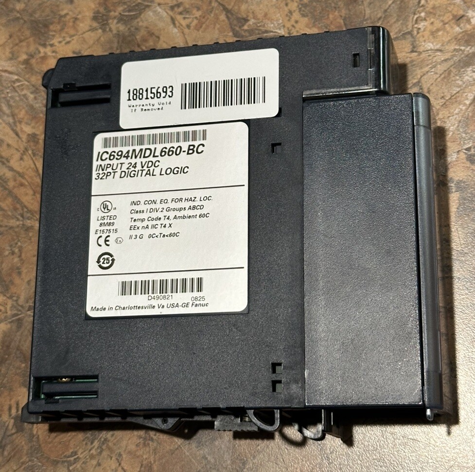 GE FANUC IC694MDL660-BC INPUT 24V 32PT DIGITAL LOGIC