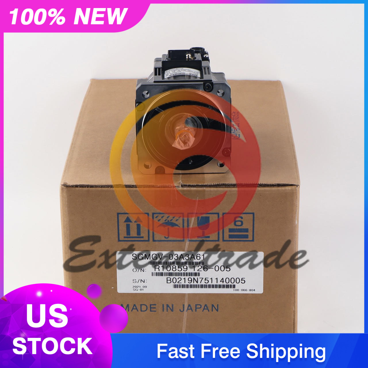 ONE NEW YASKAWA AC SERVO MOTOR SGMGV-03A3A61
