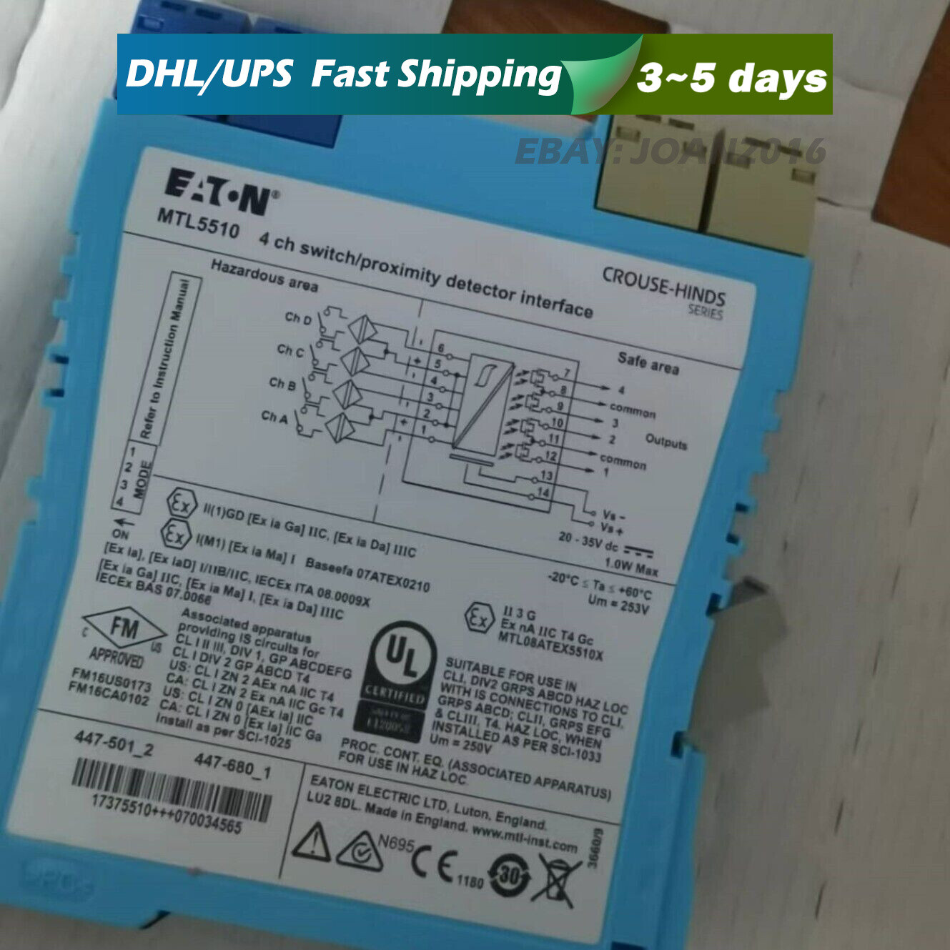 Eaton MTL5510 isolating driver brand-new
