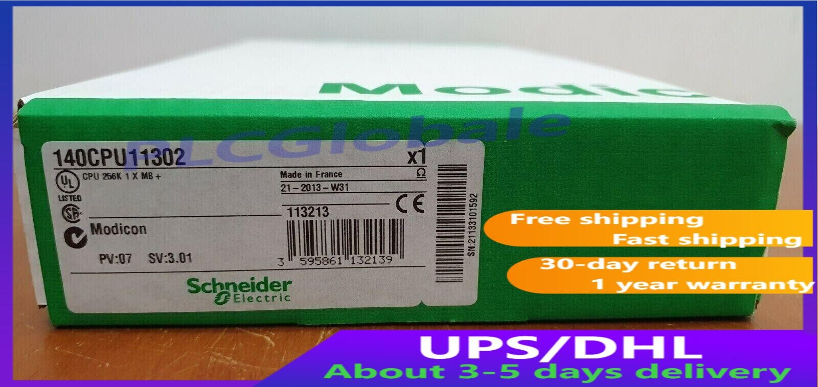 In Box 140CPU11302 140-CPU-11302 PLC Controller CPU Module US Free TAX