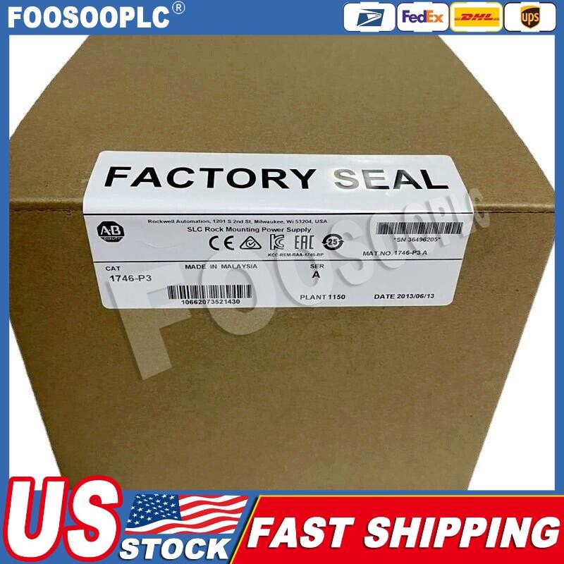 New Factory Sealed Allen Bradley 1746-P3 /A SLC 500 Power Supply Module 1746P3
