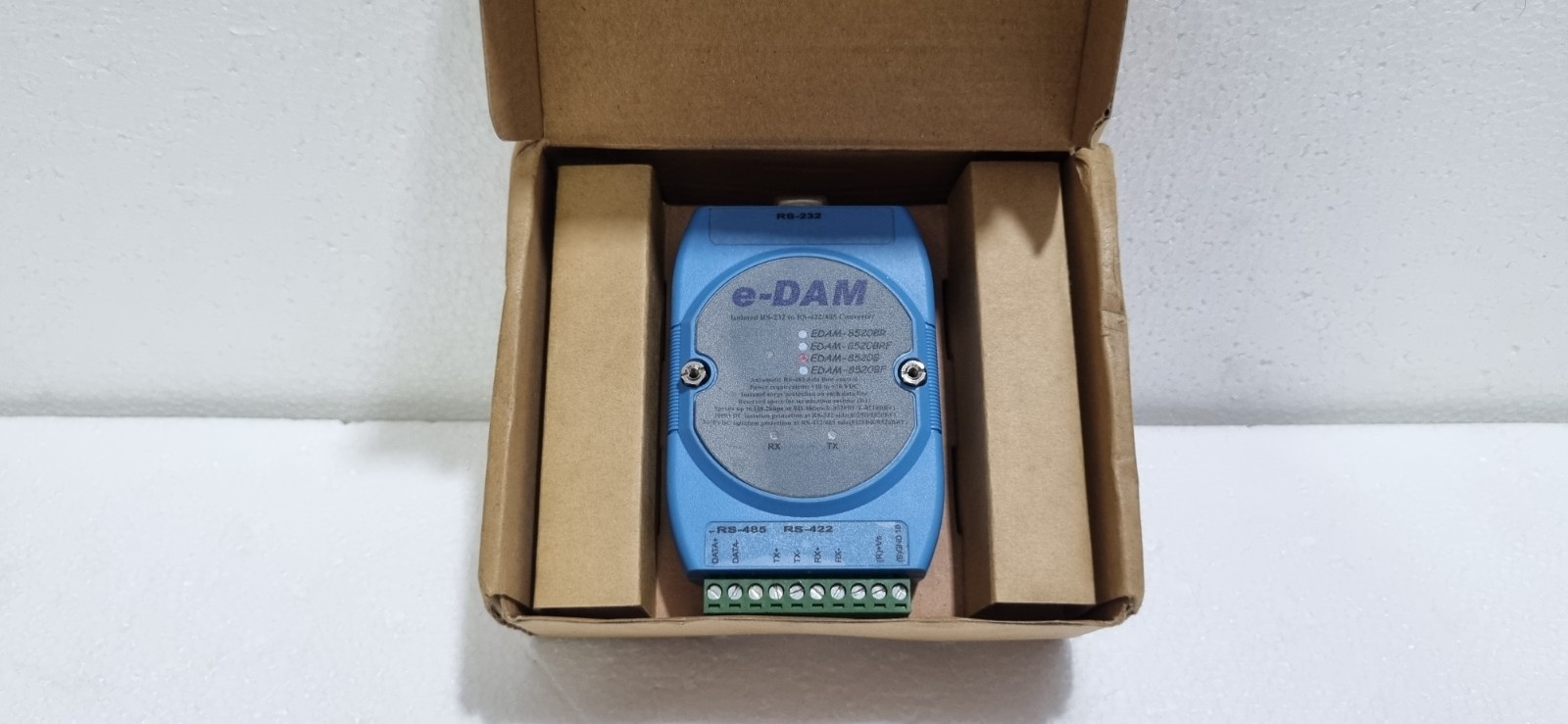 EDAM EDAM8520B ISOLATED RS232 TO RS422/RS485 SERIAL COMMUNICATION CONVERTER