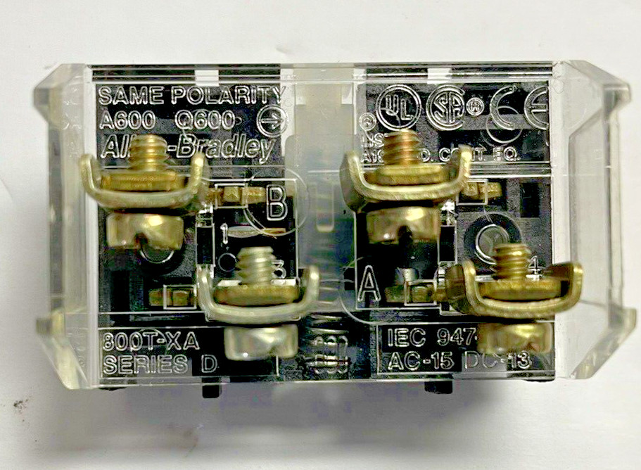 Allen Bradley 800T-XA Contact Block 800TXA