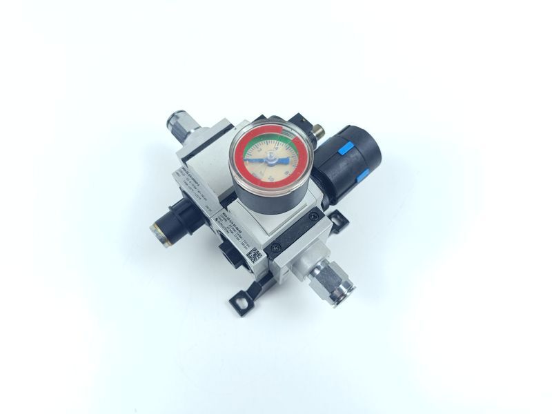 Festo MS4-EE-1/4-10V24P-S + MS4-LR-1/4-D7-A4-AS EXCELLENT CONDITION