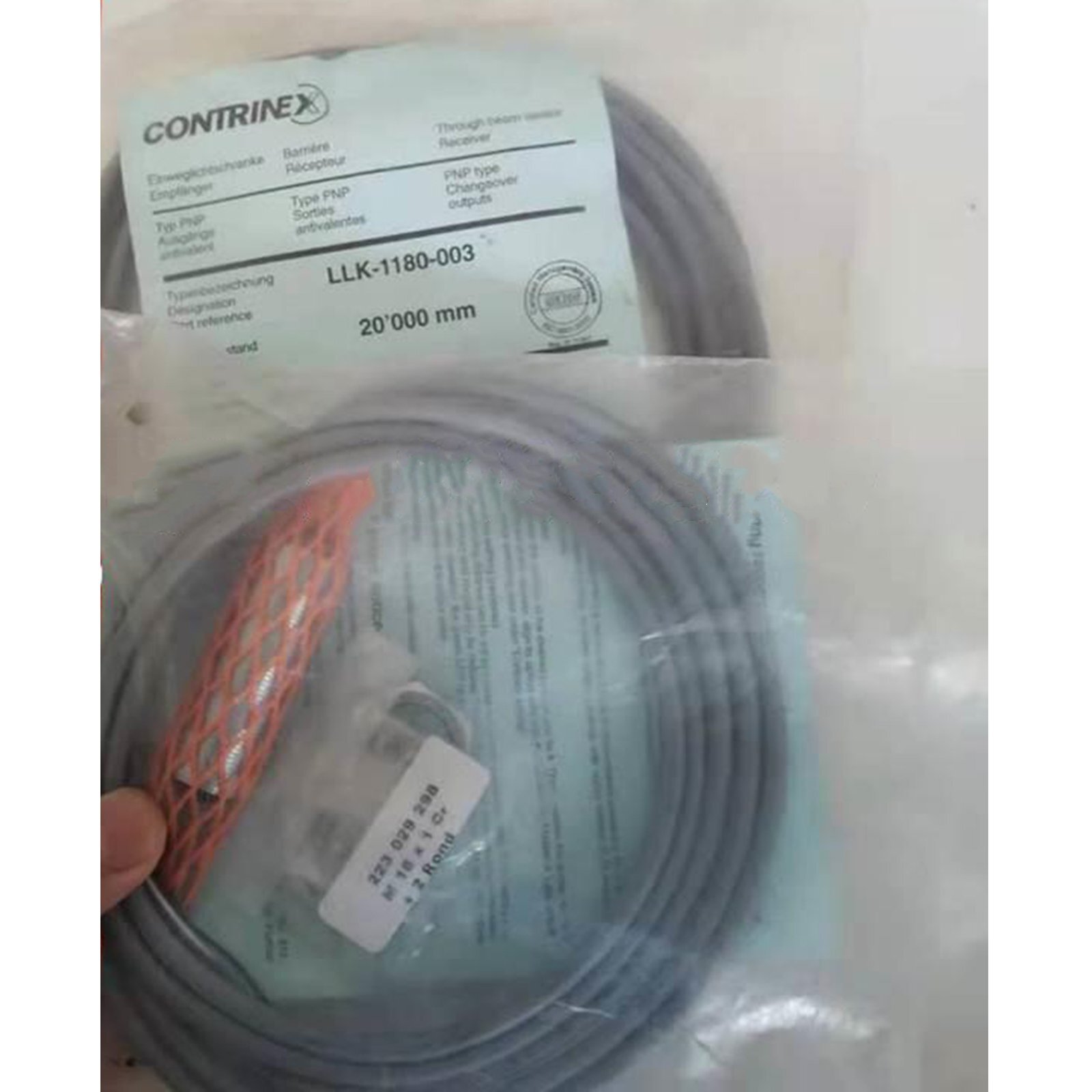 One New PHOTOELECTRIC SENSOR For CONTRINEX LLK-1180-003 Free Shipping