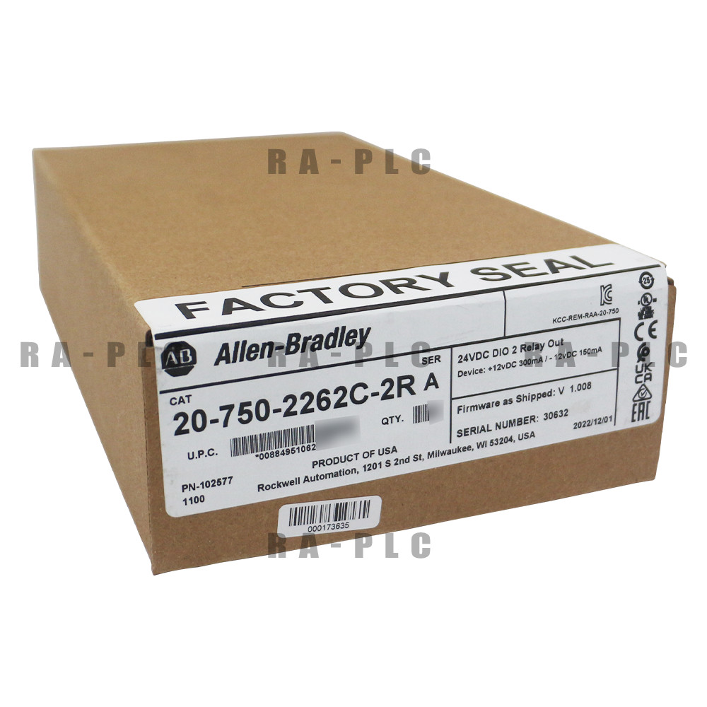 NEW Allen-Bradley 20-750-2262C-2R 750 24V DC IO Option module 20-750-2262C-2R