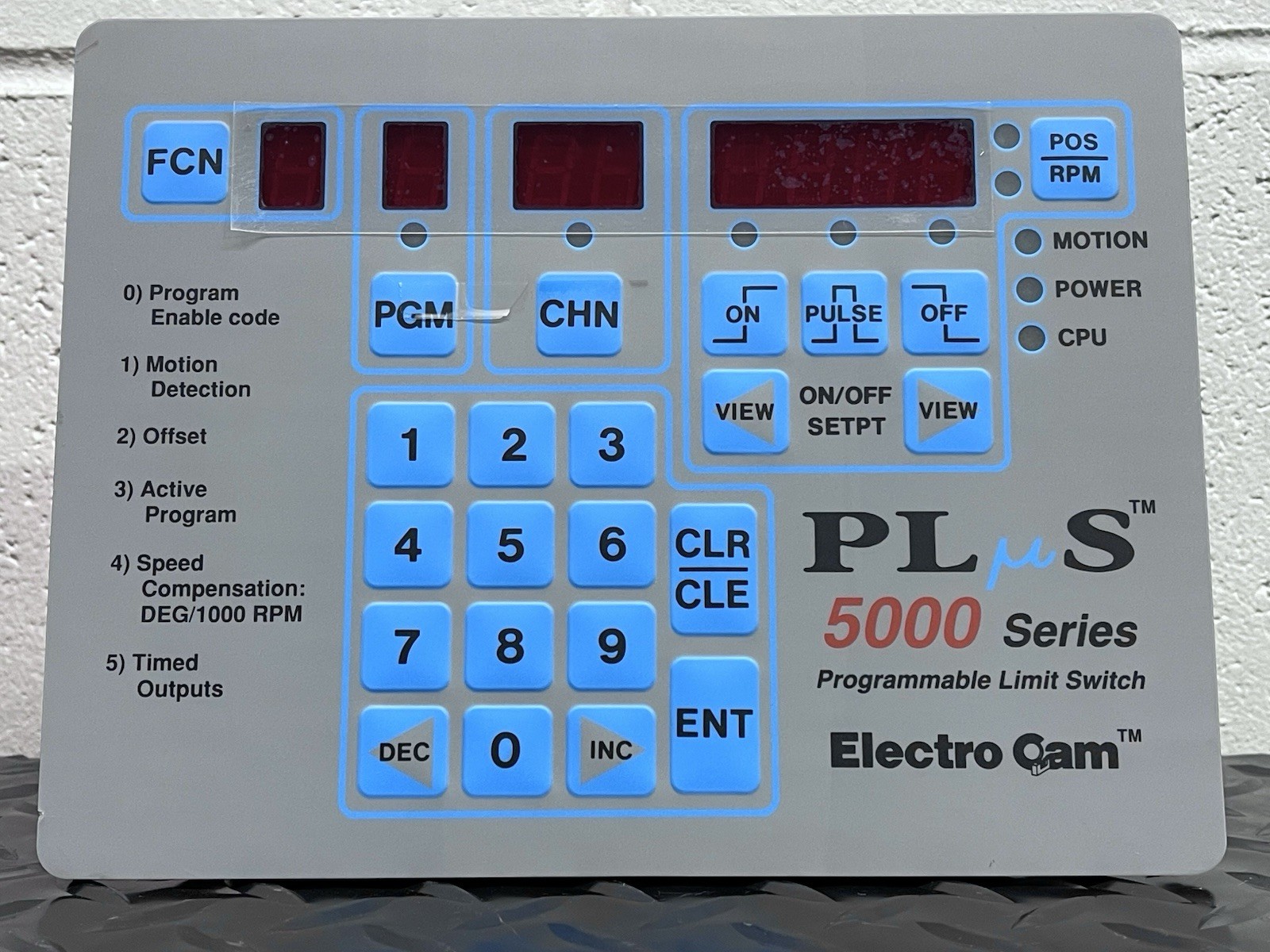 ELECTRO CAM PS-5011-10-P08 PLUS 5000 SERIES PROGRAMMABLE LIMIT SWITCH 120V.AC