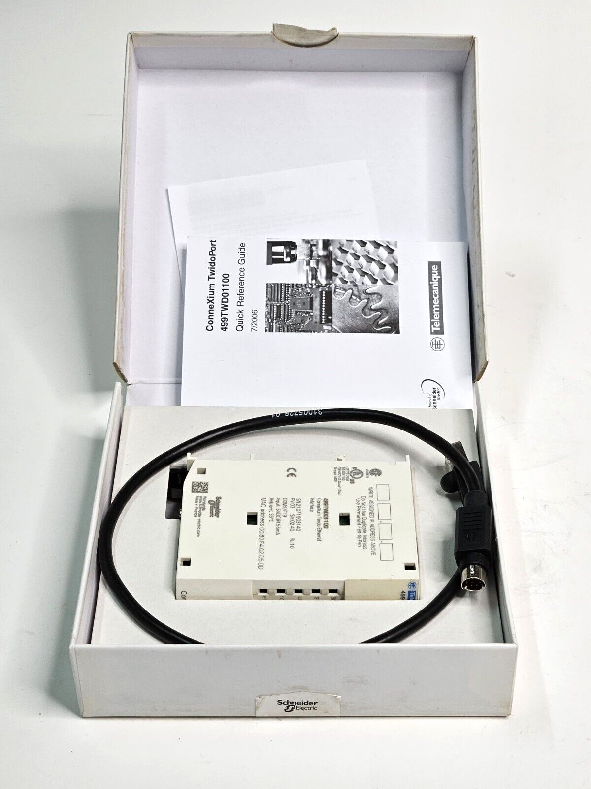 SCHNEIDER ELECTRIC 499TWD01100 Ethernet interface