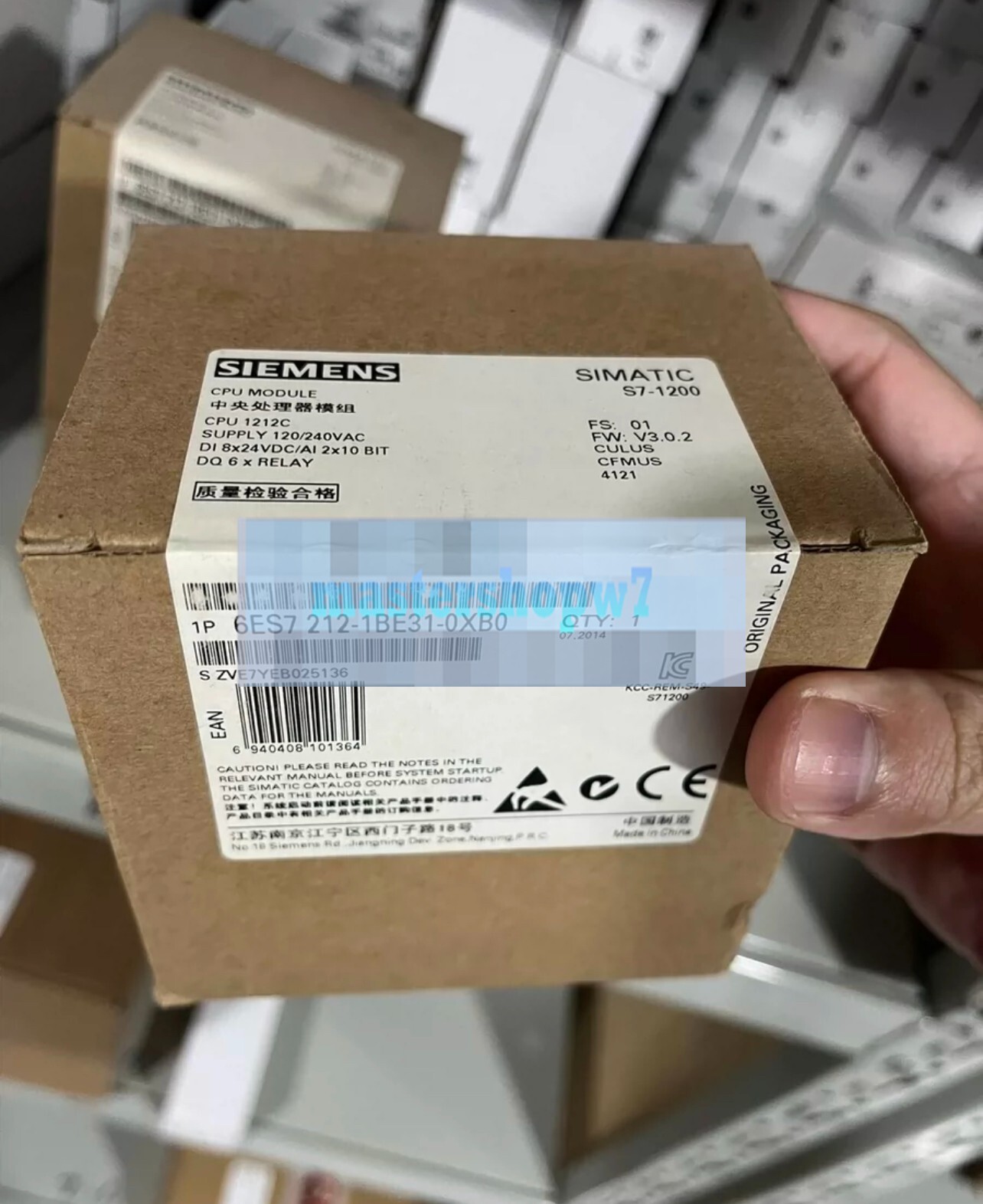 1pcs Brand new SIEMENS6ES7 212-1BE31-0XB0 6ES7212-1BE31-0XB0 Fast delivery