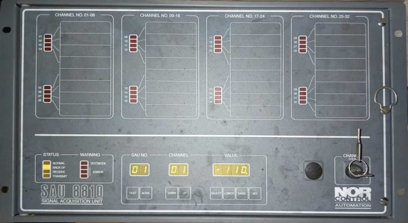 NORCONTROL AUTOMATION SAU 8810 SIGNAL ACQUISITION UNIT PANEL
