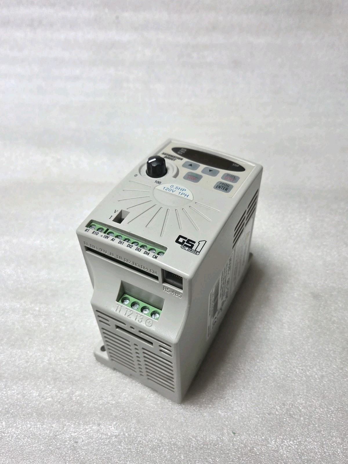 Automation Direct GS1-10P5, GS1 Series AC Drive, In 100-120V-AC,Out 0-240V-AC