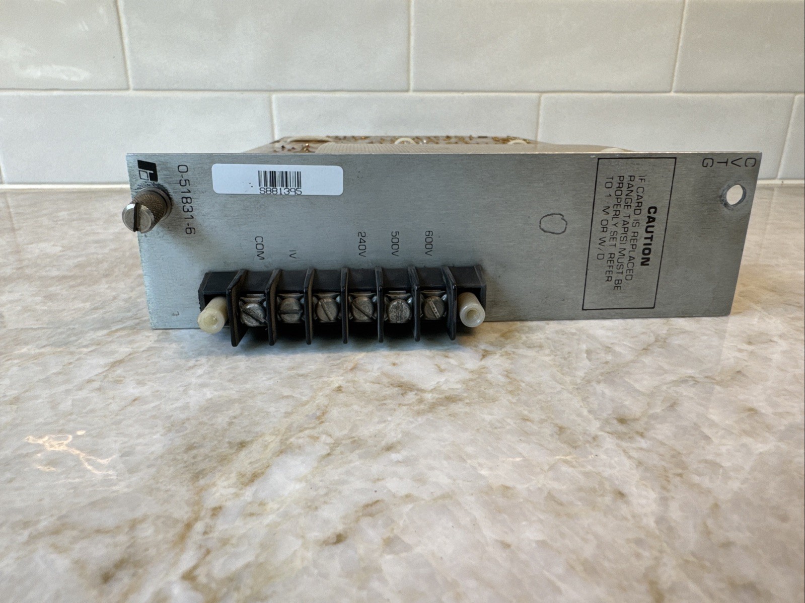 Reliance CVTG Voltage Transducer Module 0-51831-6 Card #22Z61