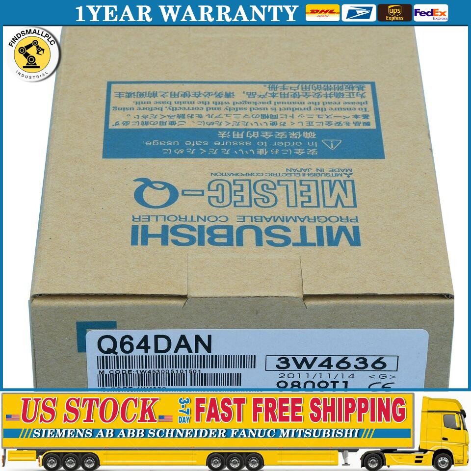 Q64DAN New Sealed Mitsubishi PLC MELSEC-Q Module Q64DAN US Free TAX