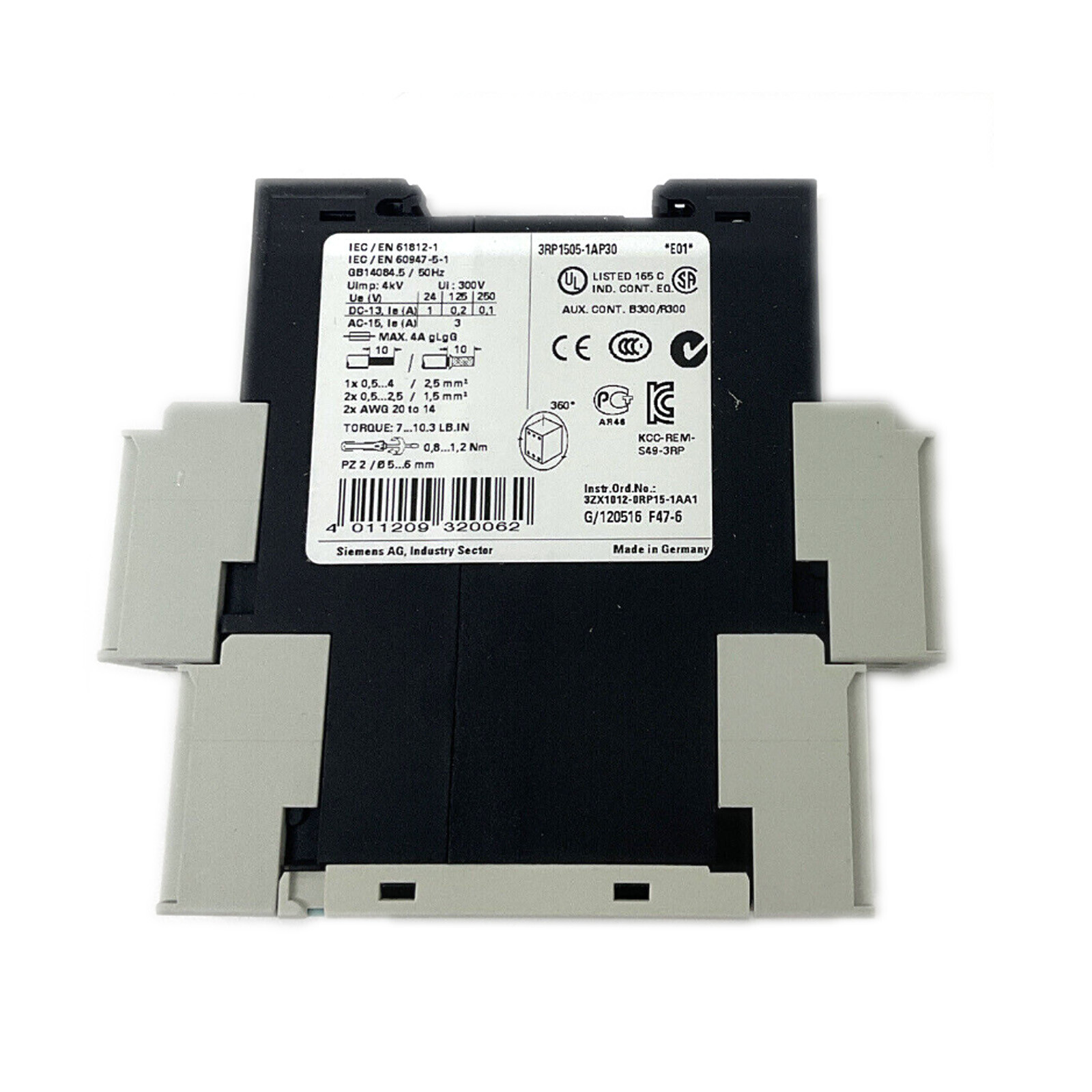 New SIEMENS 3RP1505-1AP30 Multi Function Timer Relay