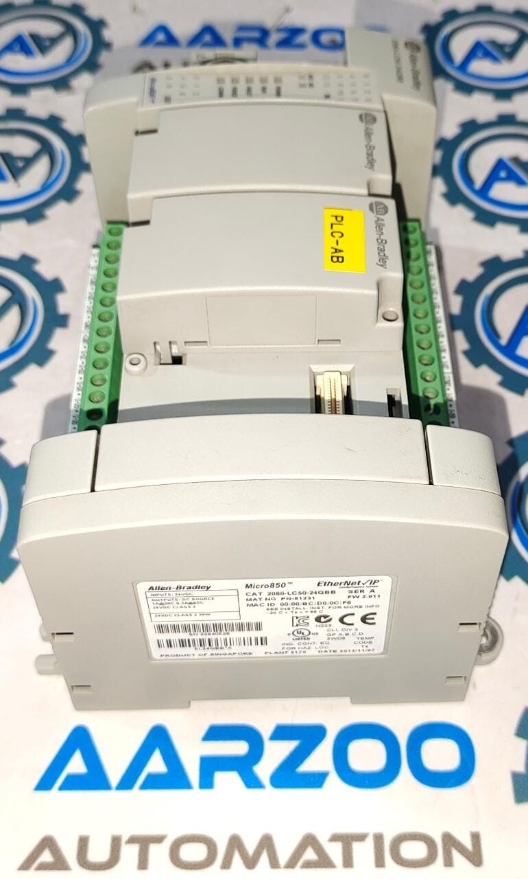 Allen Bradley 2080-LC50-24QBB /A Micro850 Controller 14 In 10 Out