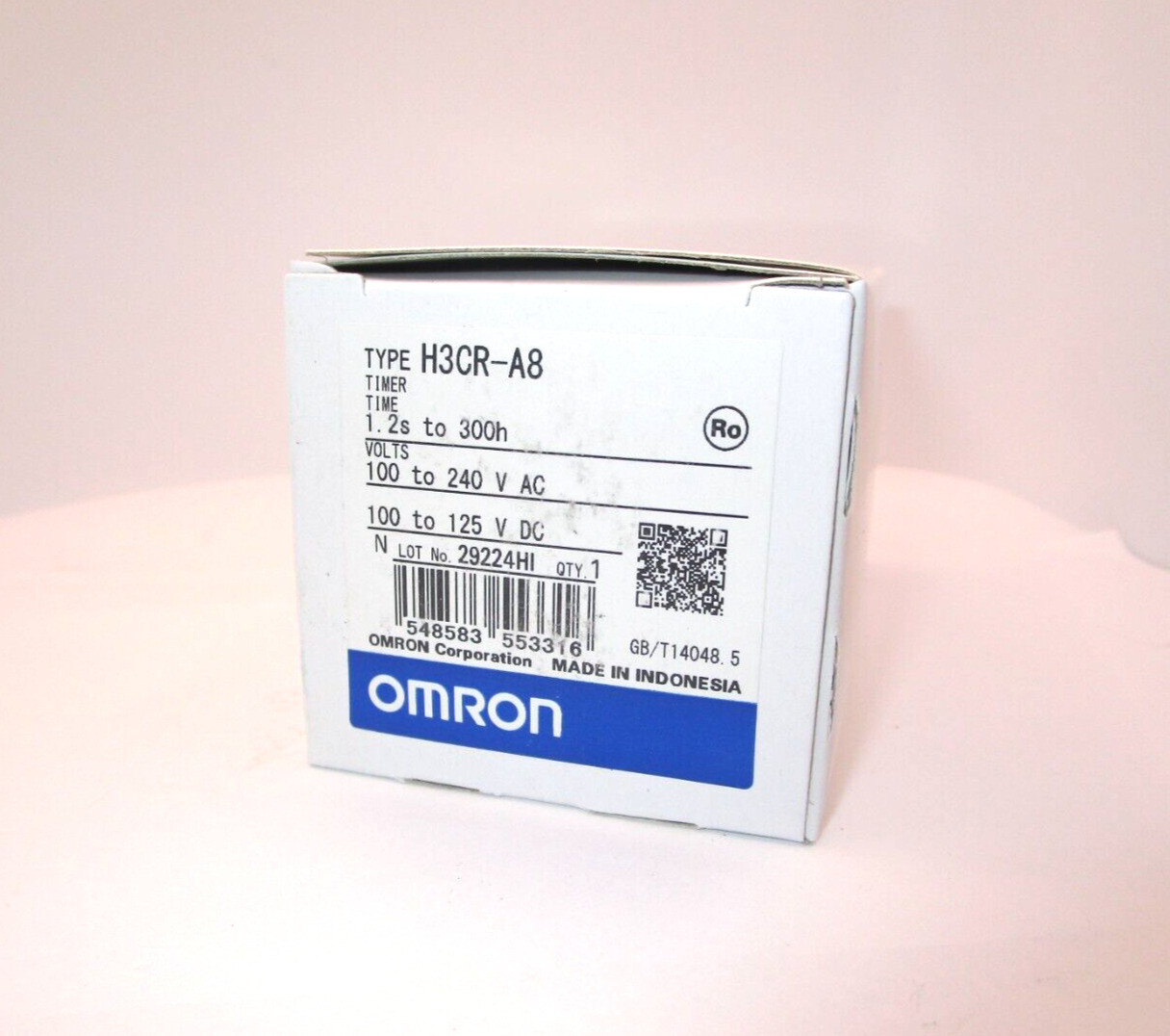 H3CR-A8 NEW IN BOX OMRON Timer H3CRA8 100-240VAC / 100-125VDC Good Quality