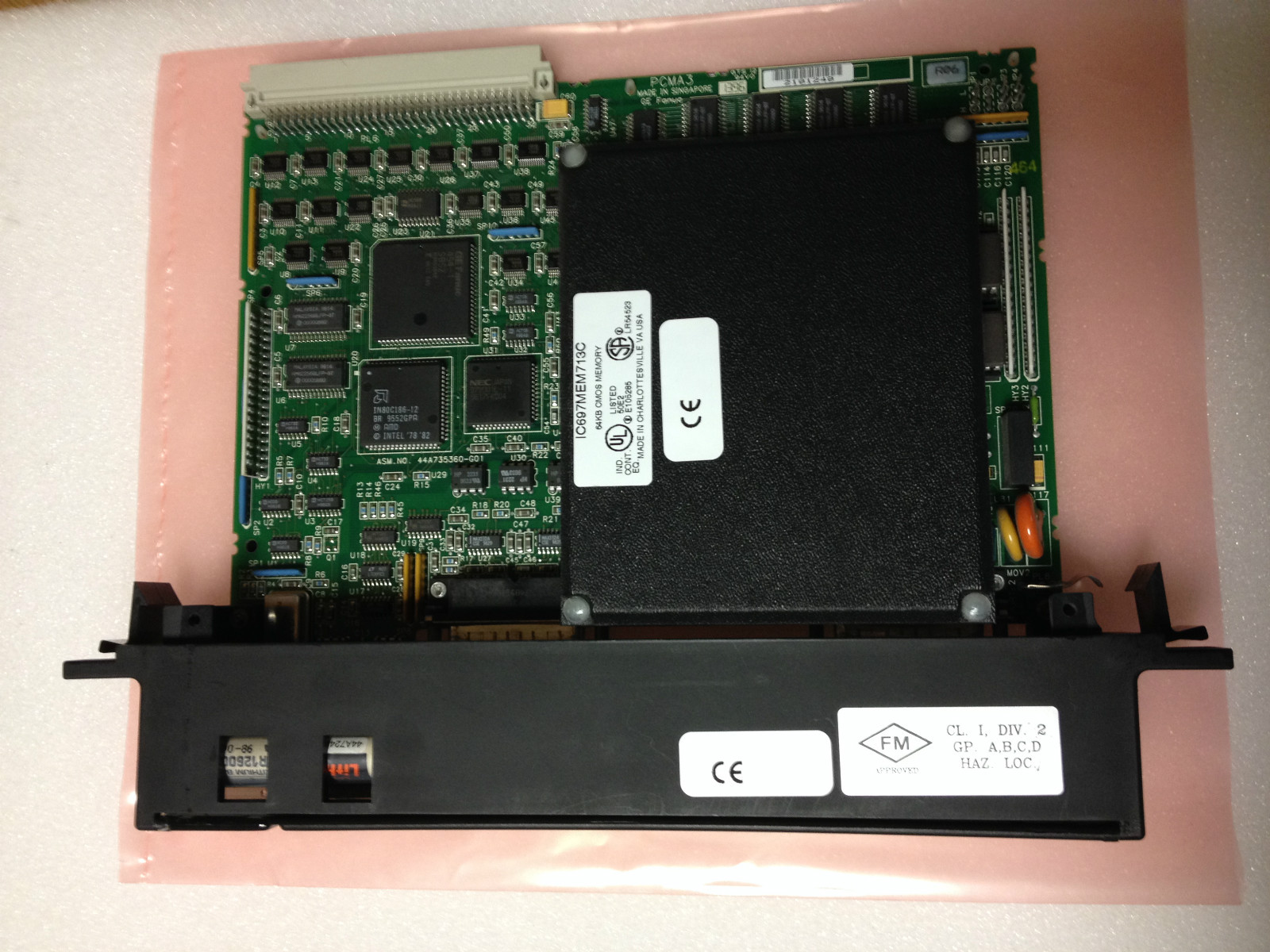 *** GE FANUC 90-70 PROGRAMMABLE COPROCESSOR IC697PCM711V + IC697MEM713C ***