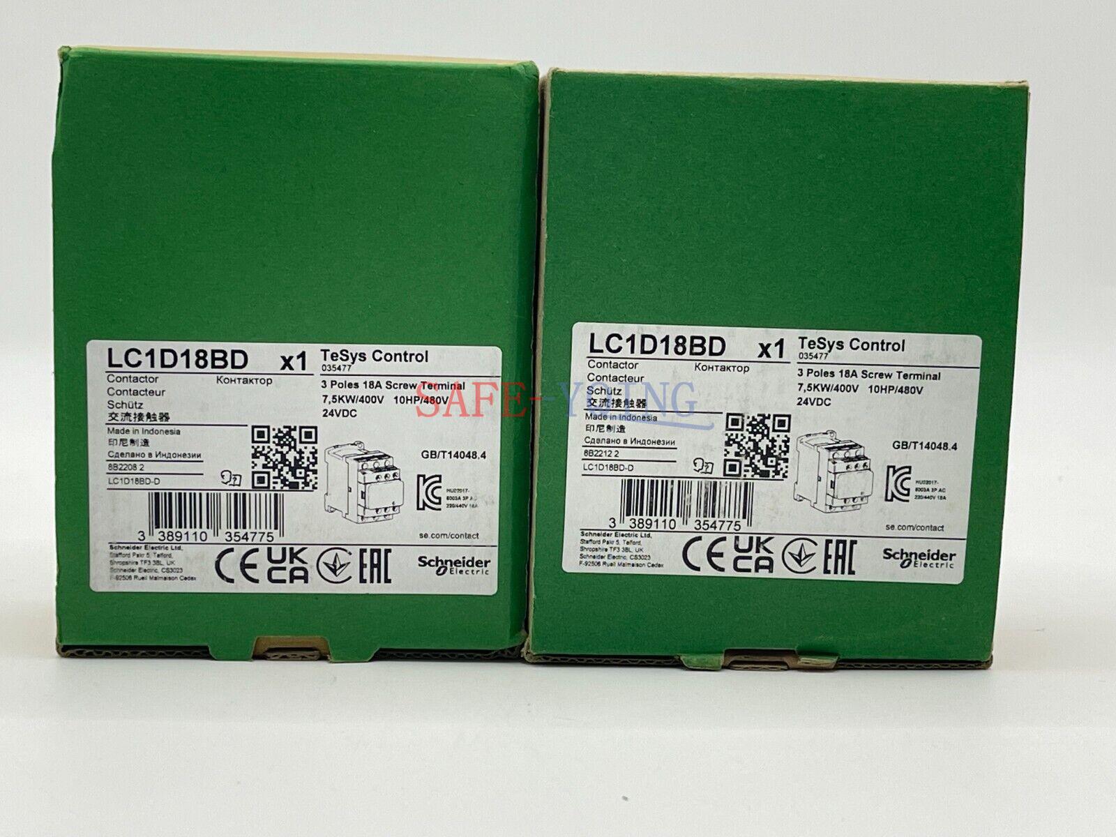 1PCS Contactors LC1D18BD New