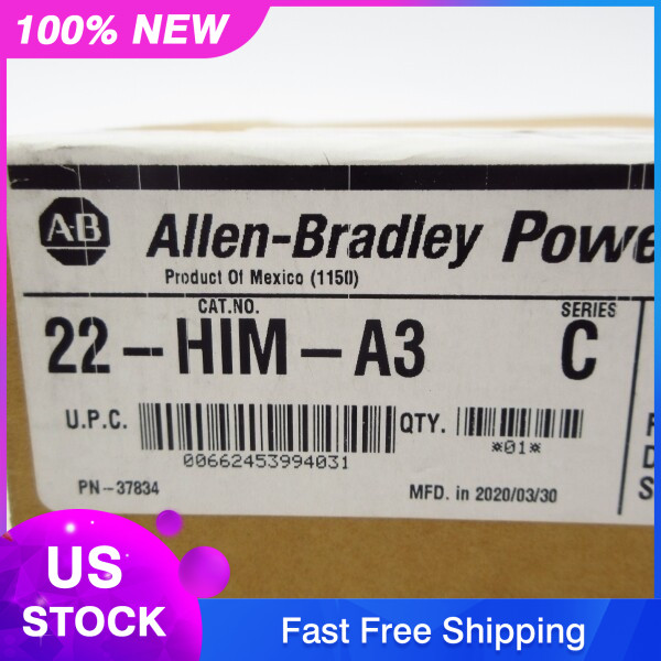 NEW ALLEN BRADLEY 22-HIM-A3 SER. C F/W V3.001 5VDC NSFS 22HIMA3 US Free Tax