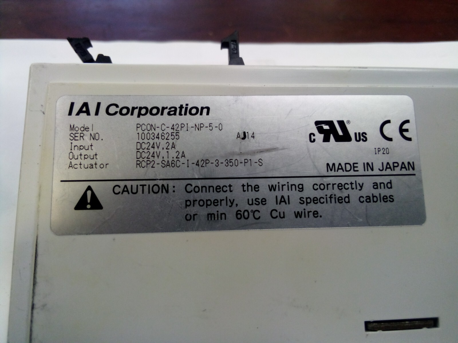 IAI Corporation PCON-C-42PI-NP-5-0 Controller