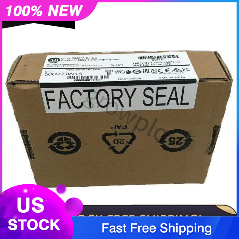 New Allen-Bradley 5069-OW16 Compact 5000 Relay Output Module 5069OW16 Sealed