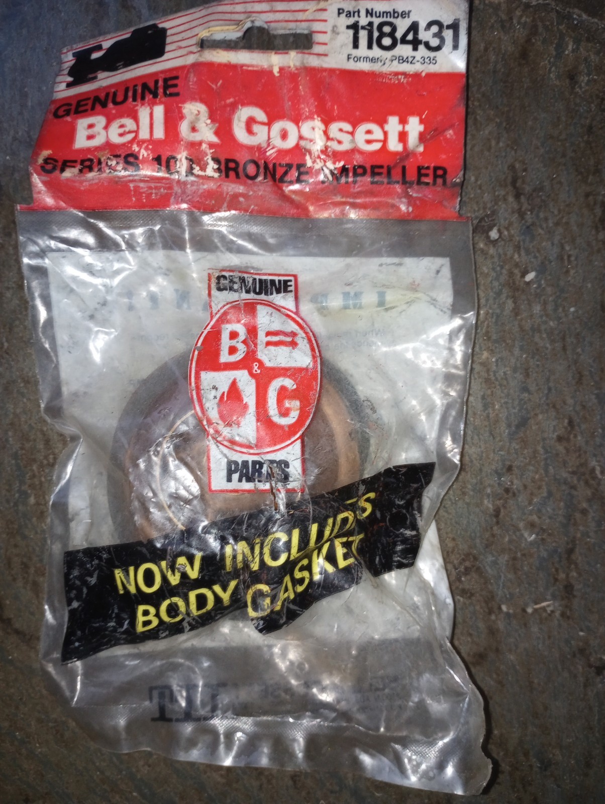 BELL & GOSSETT 118431 IMPELLER SERIES 100 BRONZE FOR AB BOOSTER PUMPS