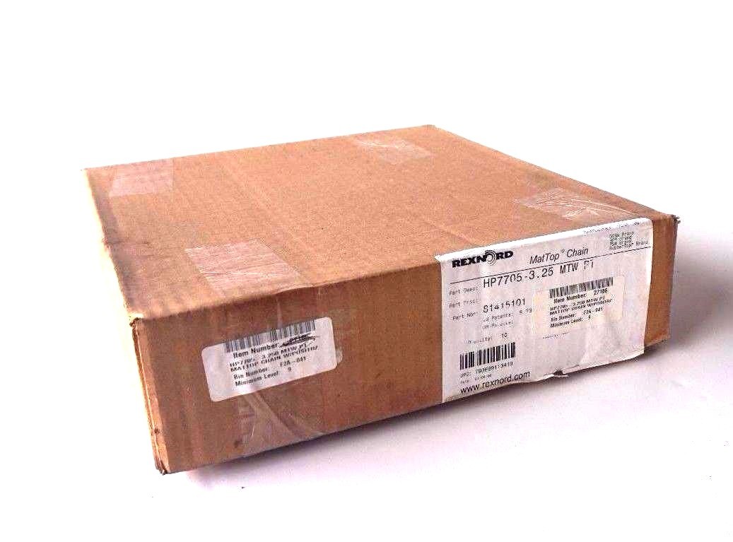 NEW REXNORD HP7705-3.25 MTW PT MAT TOP CHAIN 81415101 HP7705325MTWPT
