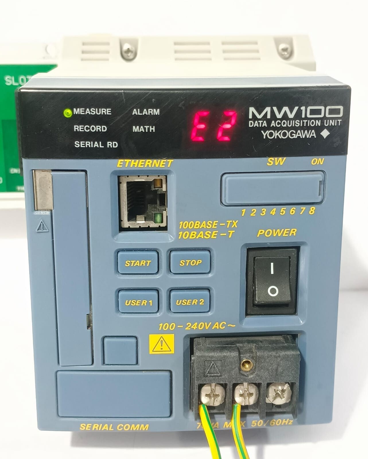 YOKOGAWA MW100-E-1W, Data Acquisition Unit MAIN MODULE STYLE S3/ SUFFIX M1 MW100