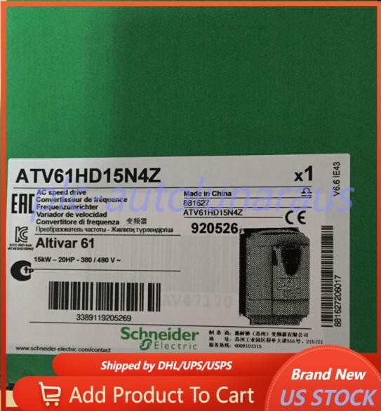 1PC Schneider ATV61HD15N4Z Inverter ATV61HD15N4Z New In Box Fast Shipping