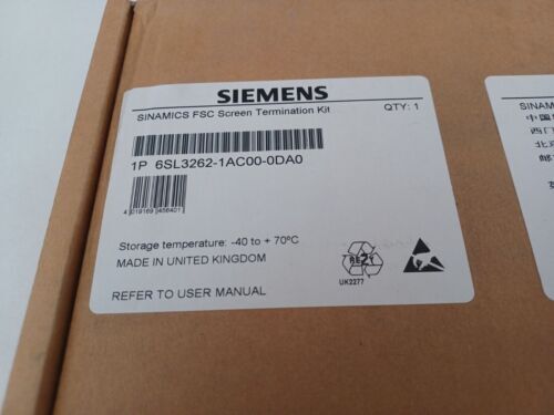 6SL3262-1AC00-0DA0 SINAMICS SHIELD CONNECTION POWER MODULE 6SL3262-1AC00-0DA0