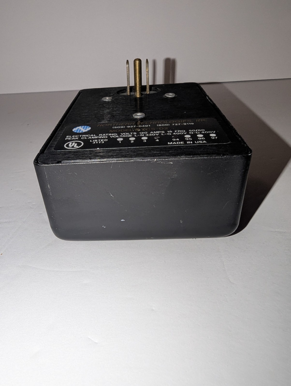 NORTHERN TECHNOLOGY MODEL TCS-D2 SURGE Protector Tested Working