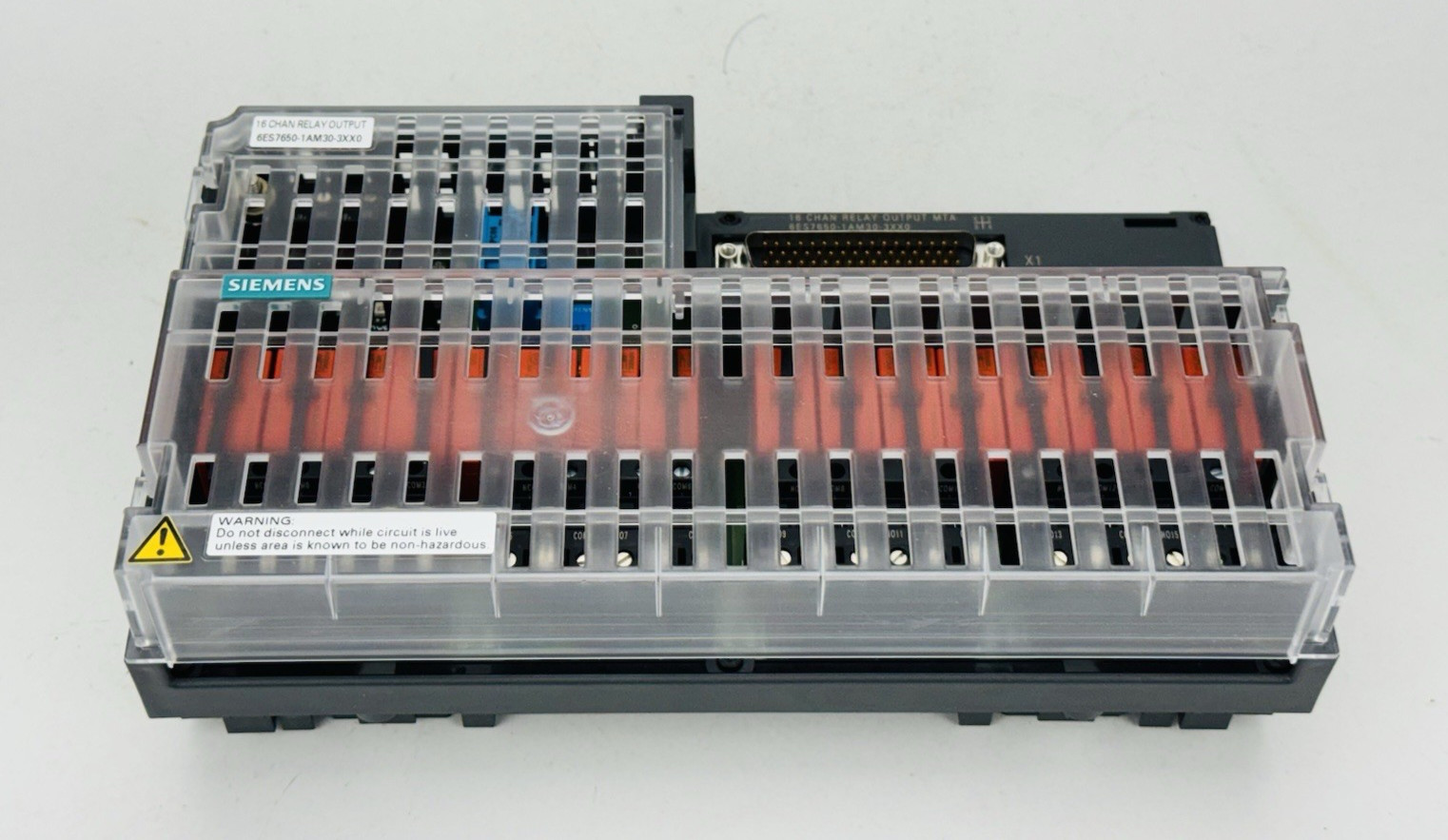New! SIEMENS 6ES7650-1AM30-3XX0 16CH Terminal Block Relay Output MTA *WARRANTY*