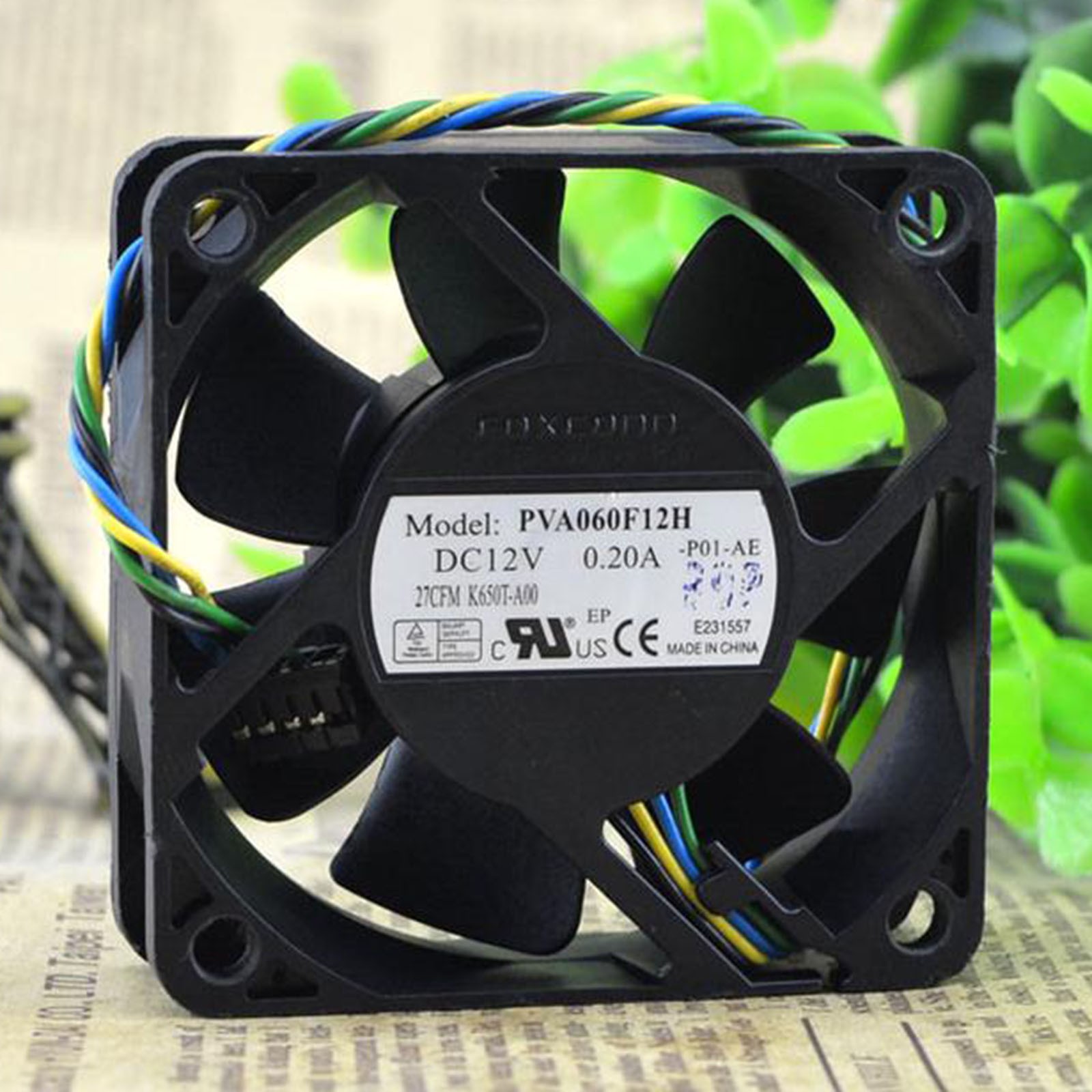 New FOXCONN PVA060F12H DC12V 0.20A 4-wire PWM speed control fan#QW
