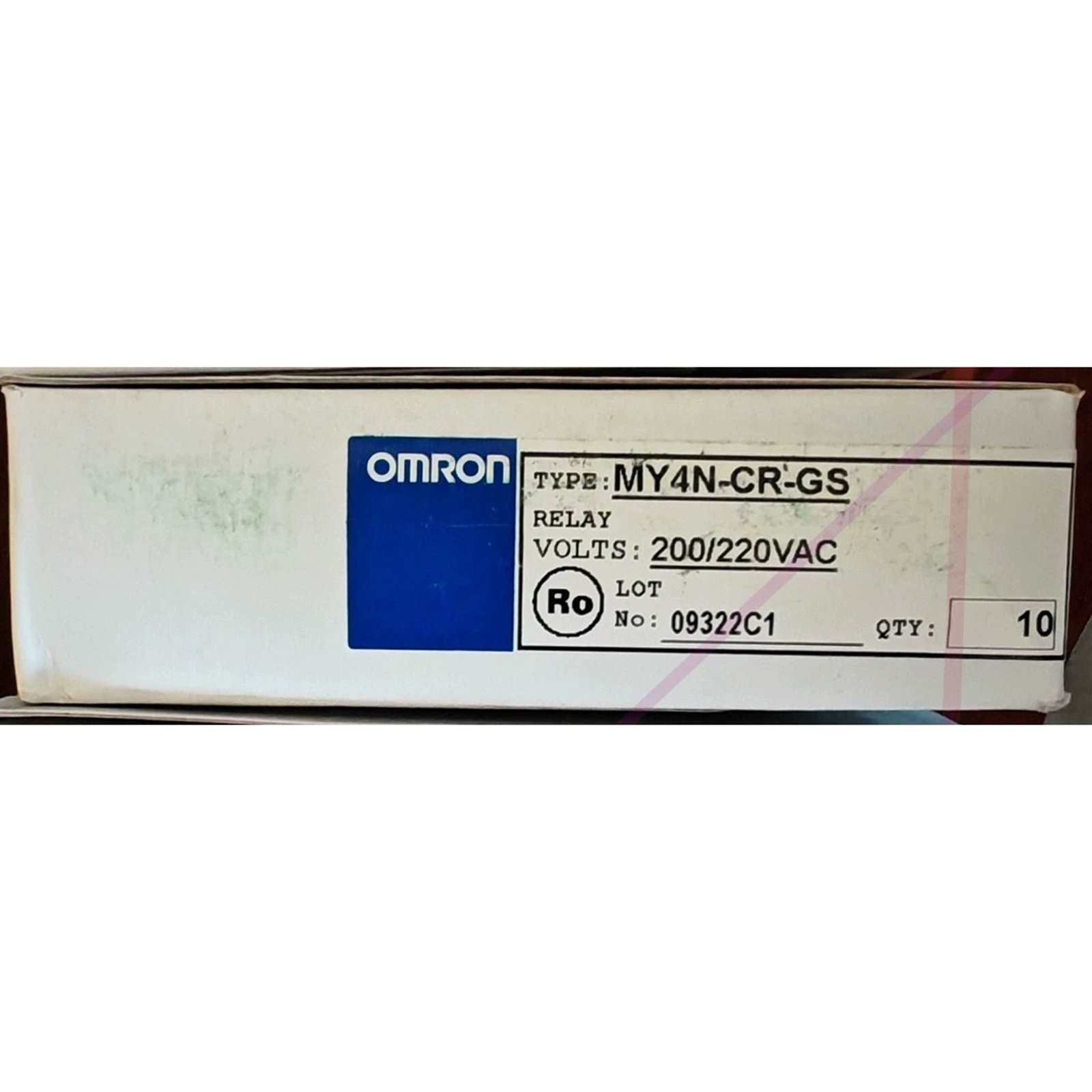 10PC/Box New Omron MY4N-CR-GS 200/220VAC Relays Fast Delivery #YP1