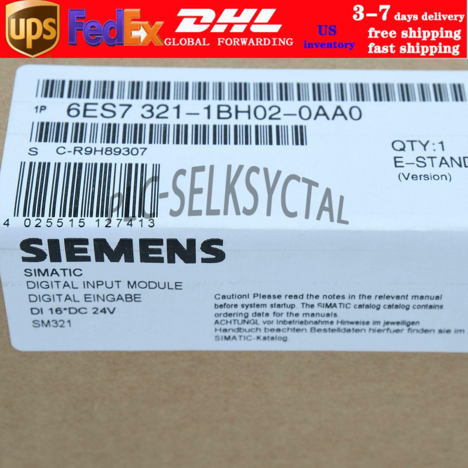 1pc New Siemens 6ES7 321-1BH02-0AA0 6ES7321-1BH02-0AA0 PLC module in box