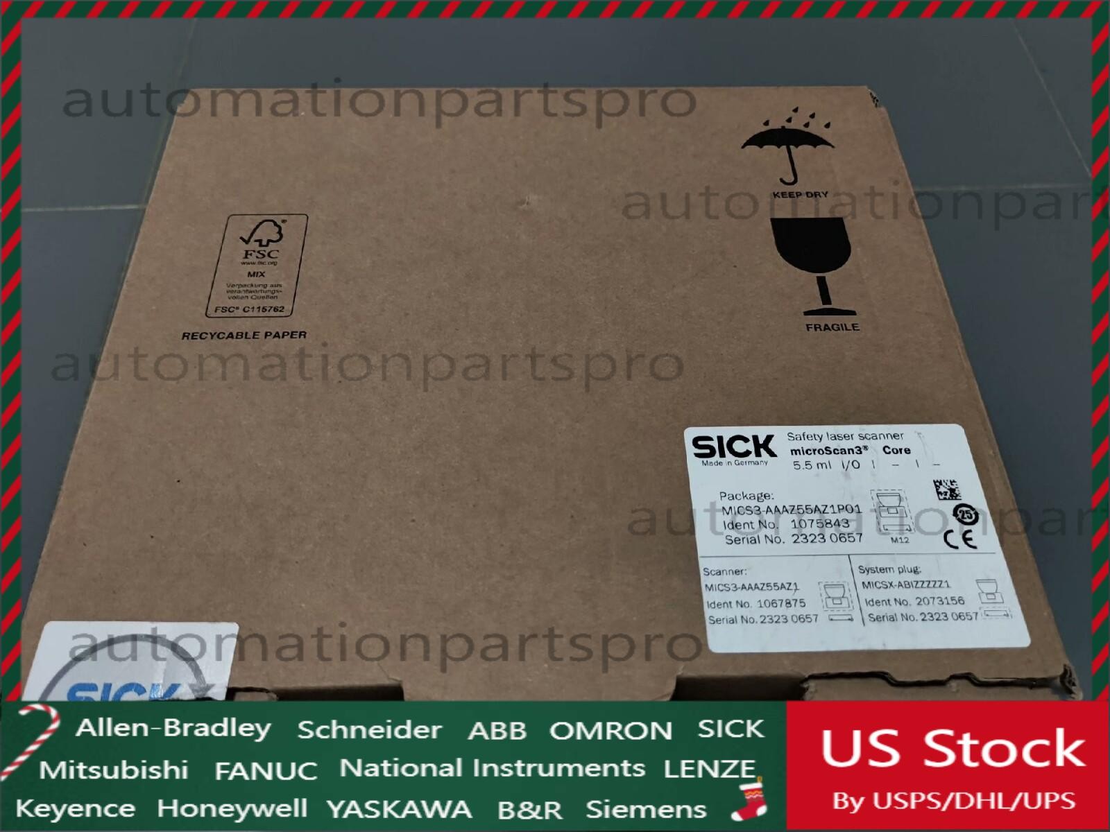 One Sick MICS3-AAAZ55AZ1P01 laser scanner New MICS3AAAZ55AZ1P01