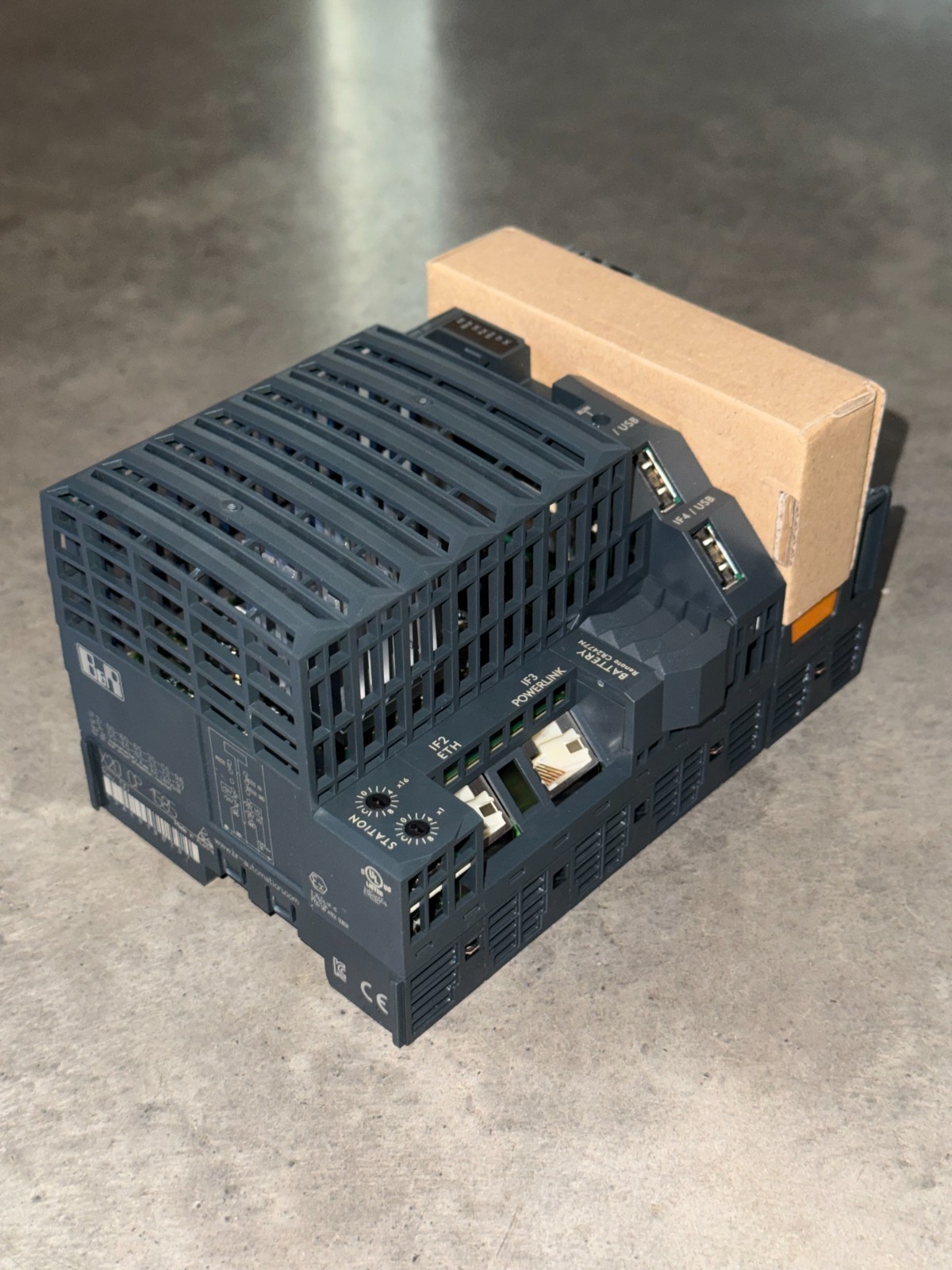 B&R X20CP1585 X20 CPU module (Includes X20DC1396, X20BM11, and 5CFCRD.0512-06)