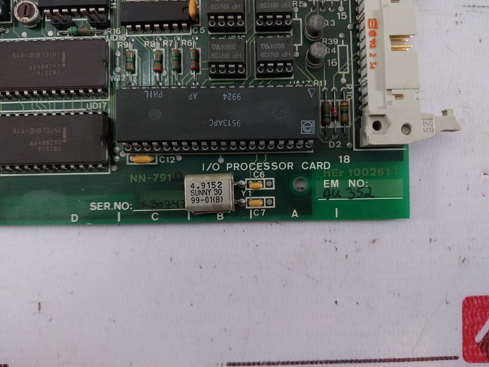 NORCONTROL AUTOMATION NN-791.12 I/O Processor Card HER 100261I 94V-0
