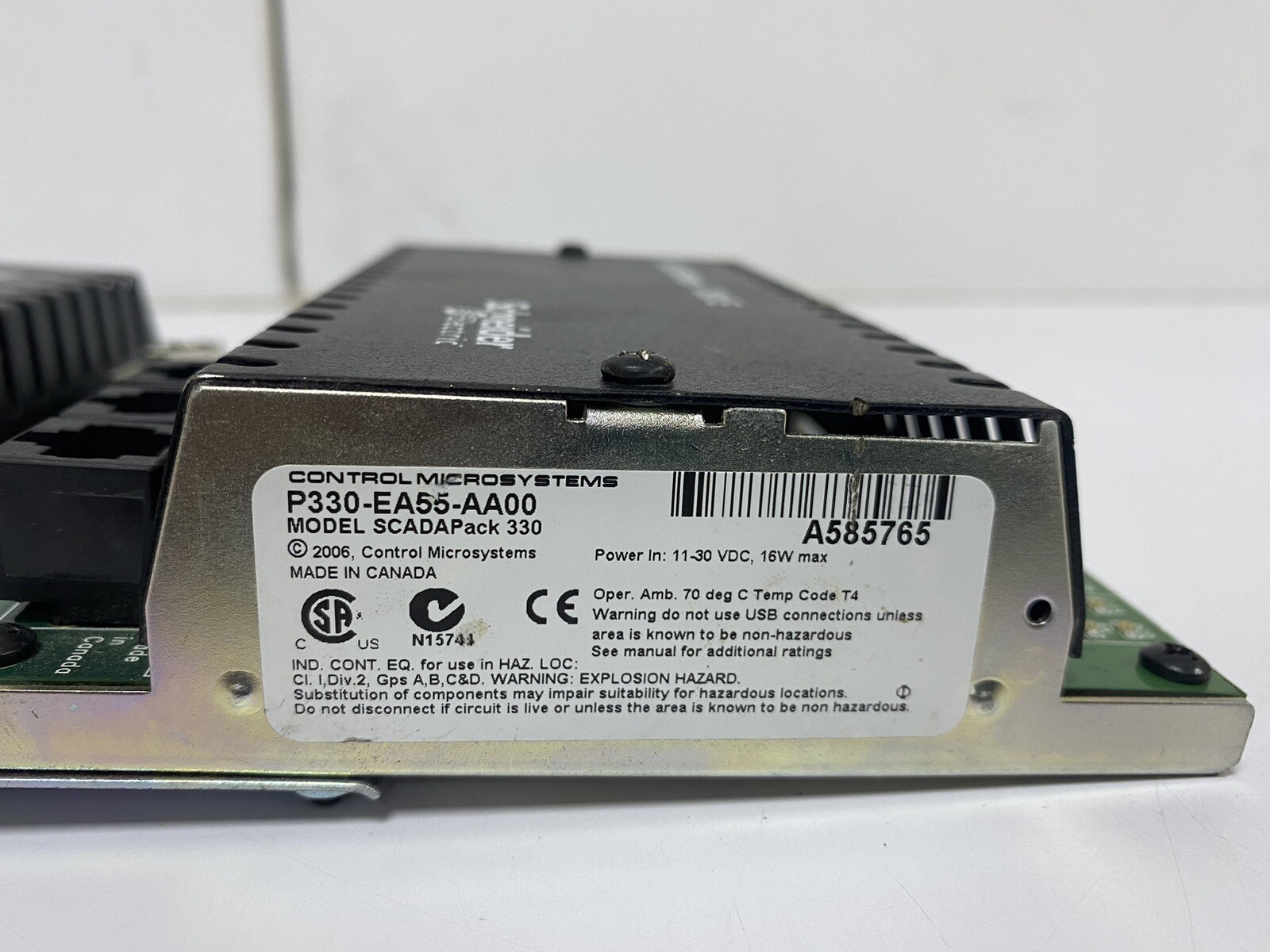 Schneider SCADAPack 330 E Control Microsystems P330-EA55-AA00