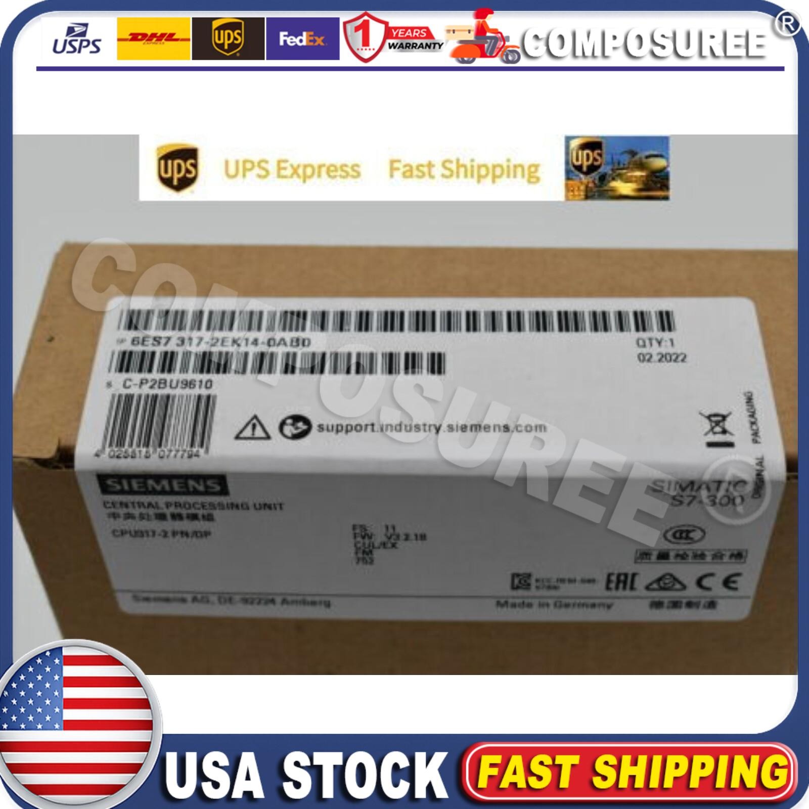 6ES7 317-2EK14-0AB0 Siemens 6ES7317-2EK14-0AB0 New Expedited Shipping