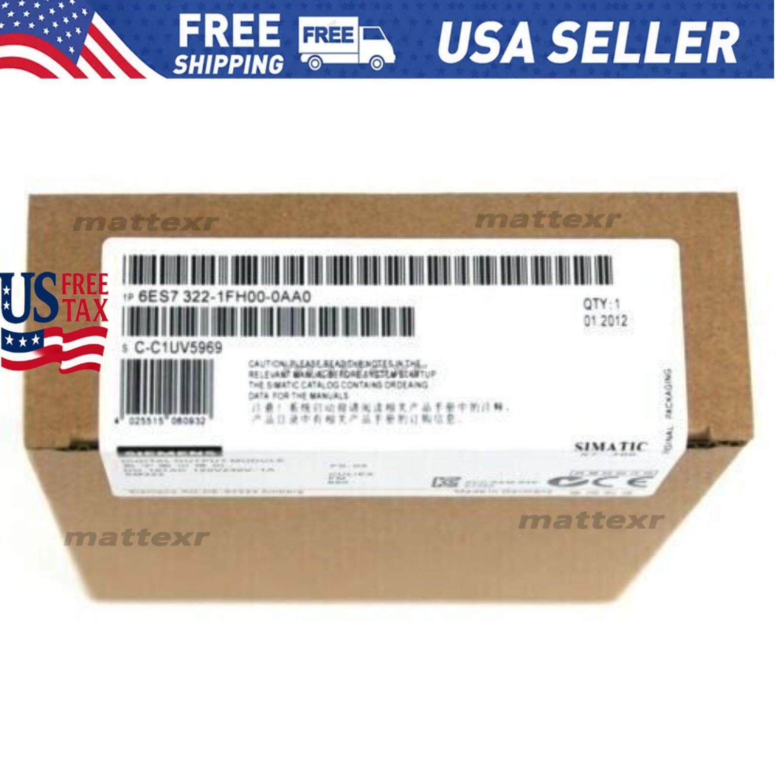 New Siemens 6ES7322-1FH00-0AA0 6ES73221FH000AA0 S7-300, Digital output SM 322