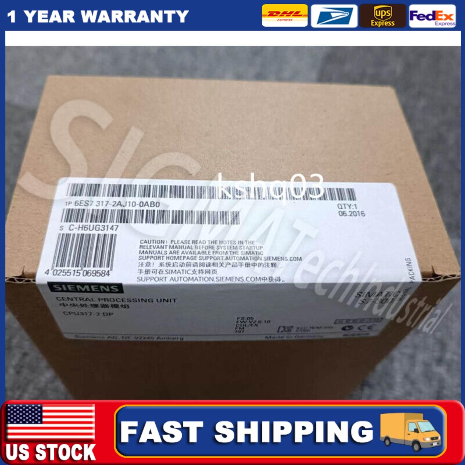 Siemens 6ES7 317-2AJ10-0AB0 6ES7317-2AJ10-0AB0 US FREE TAX