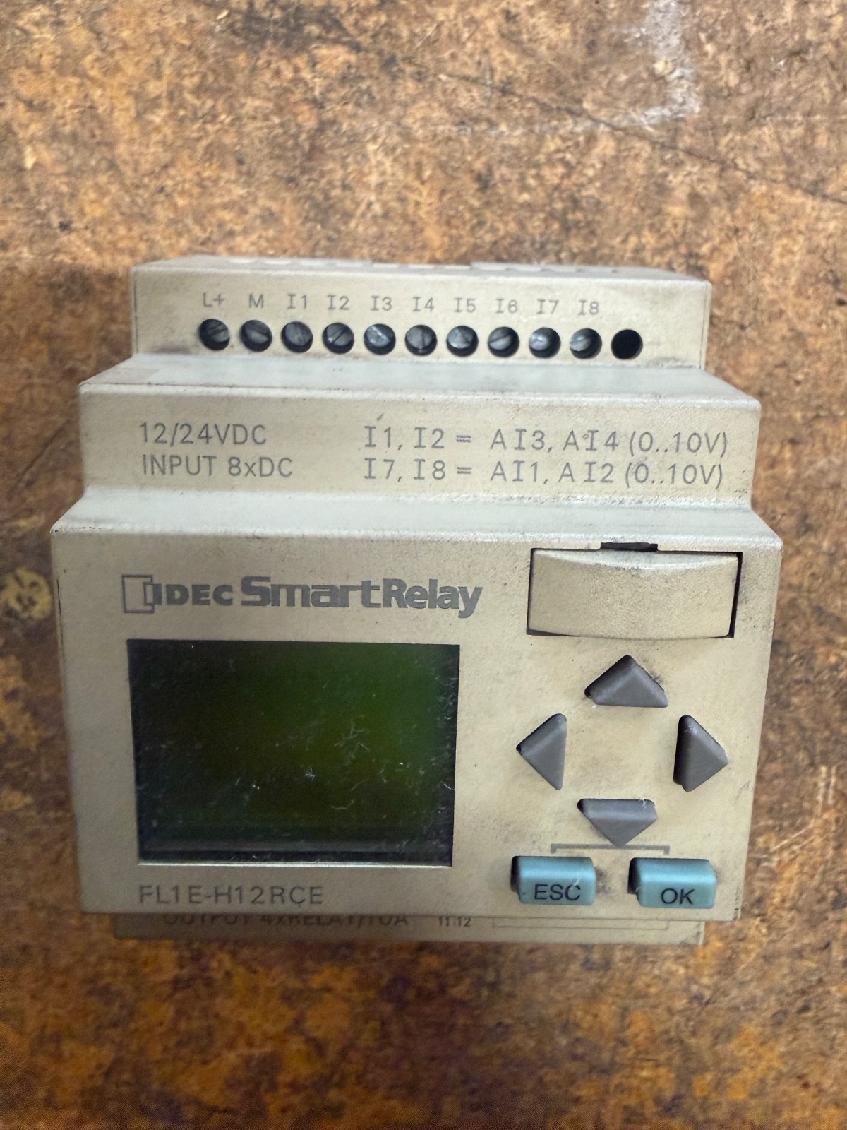 IDEC SmartRelay Programmable PLC N2612 FL1E-H12RCE (TESTED)