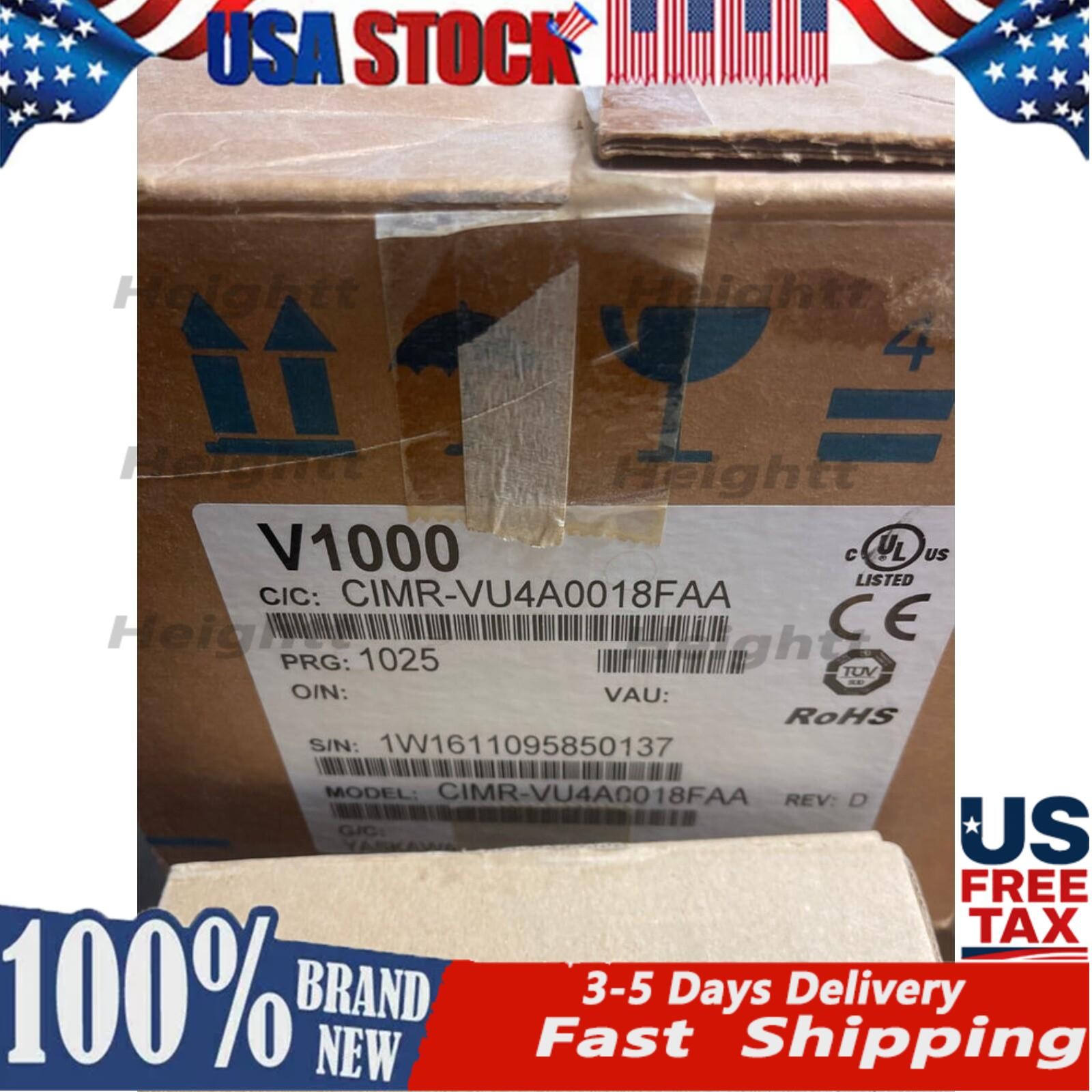 US FREE TAX Yaskawa CIMR-VU4A0018FAA Inverter CIMRVU4A0018FAA 1PC