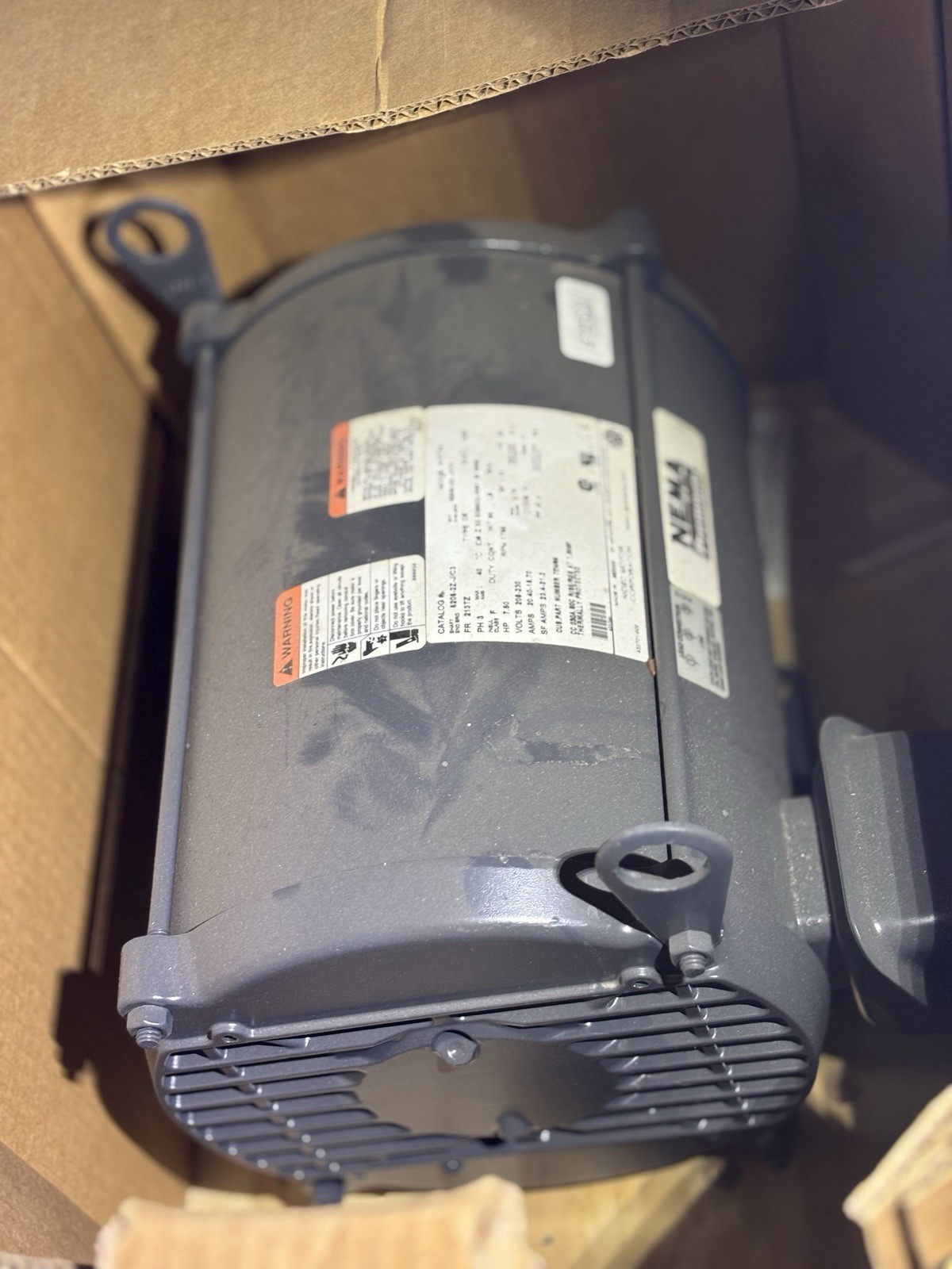 NEW LENNOX 72W66 / 72W66 (BRAND NEW) 7.5HP 200-230 V, 3 PH, BLOWER MOTOR