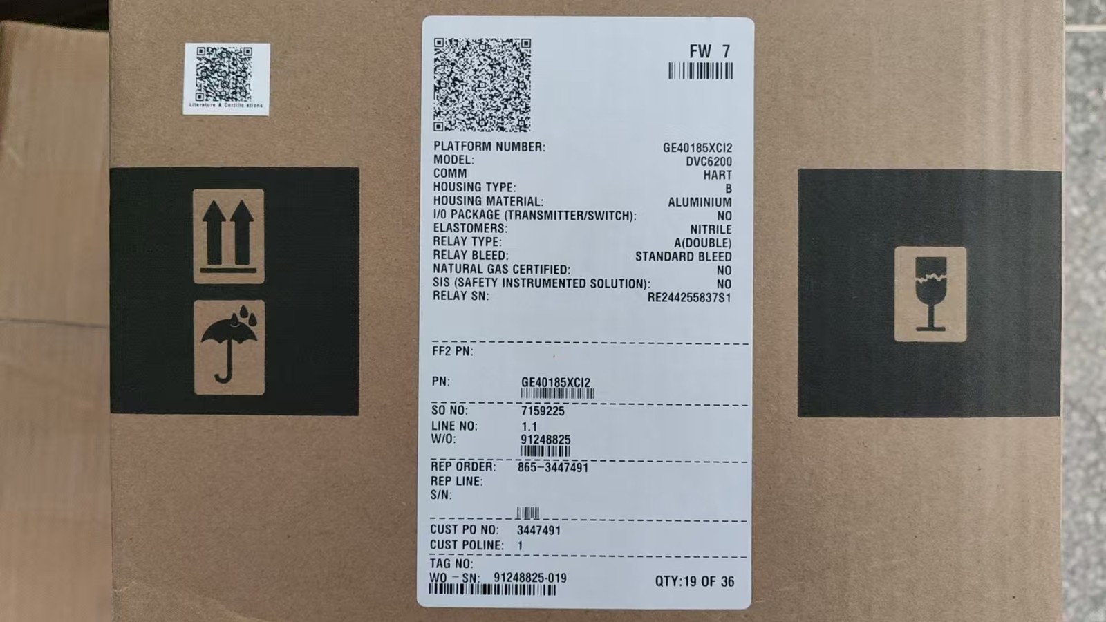 DVC6200 NEW FISHER Emerson Valve Positioner Double-acting dvc6200 NO Feedback