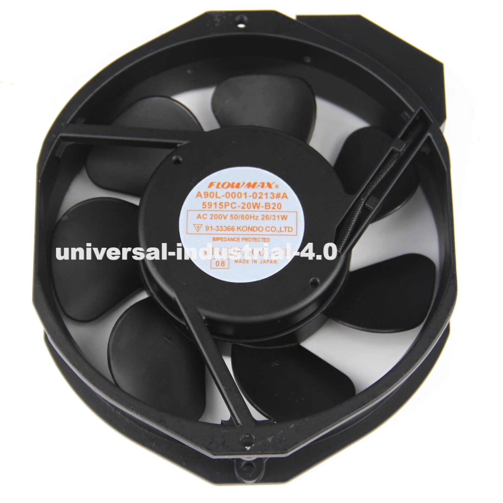 New In Box FLOWMAX A90L-0001-0213#A 5915PC-20W-B20 Axial Fan AC200V