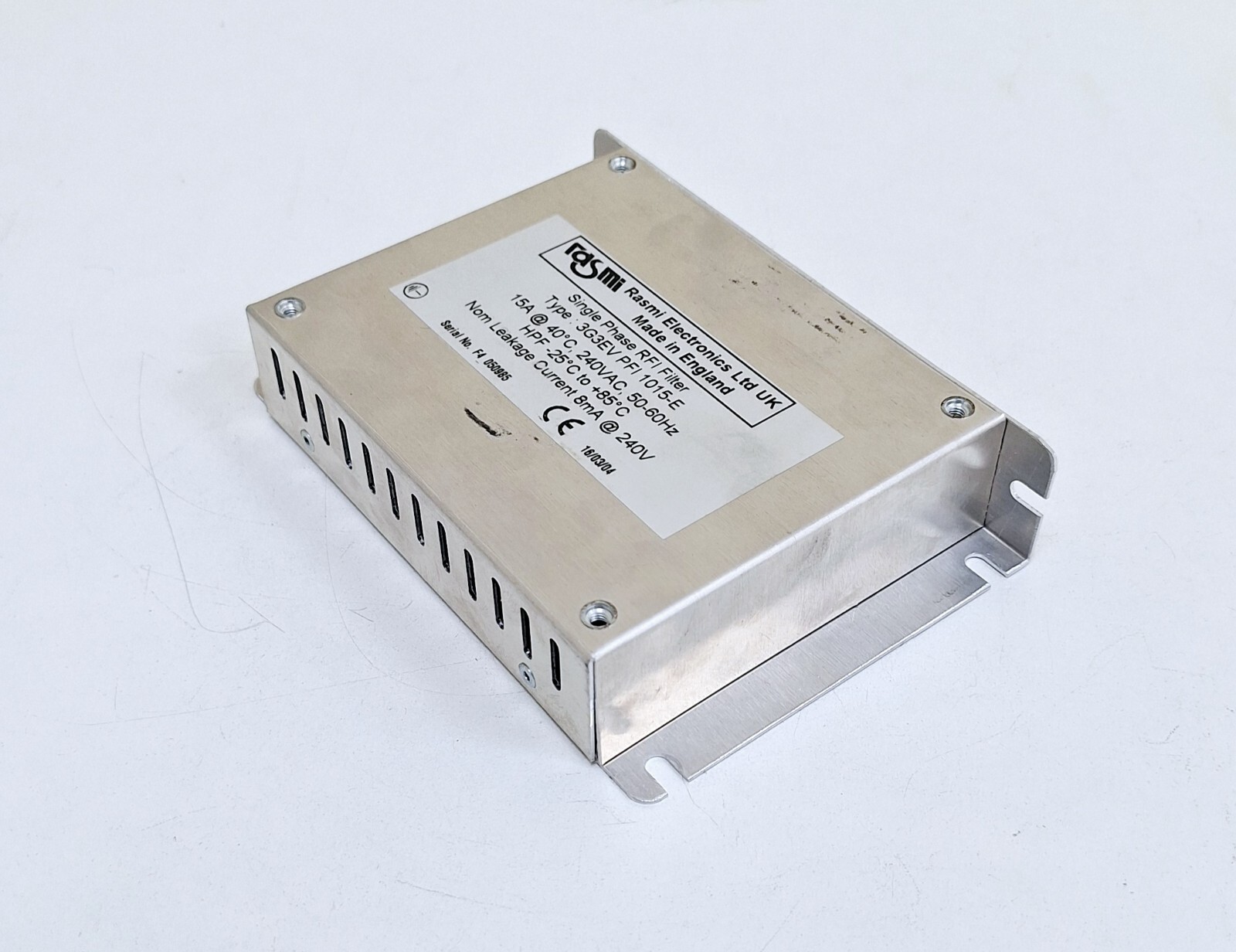 Rasmi Electronics 3G3EV PFI 1015-E Single Phase RFI Filter