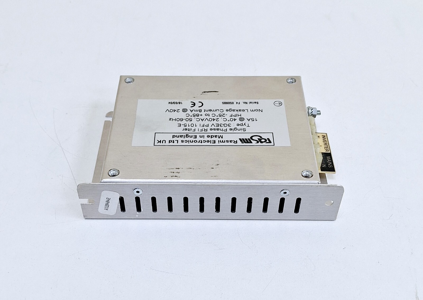 Rasmi Electronics 3G3EV PFI 1015-E Single Phase RFI Filter